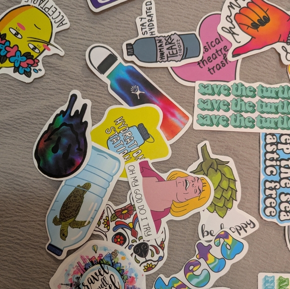 Vibrant Phone Accessory Sticker Set with Fun Designs - Picture 3 of 3